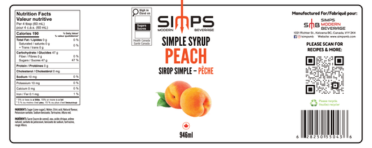 Simps - Peach Syrup