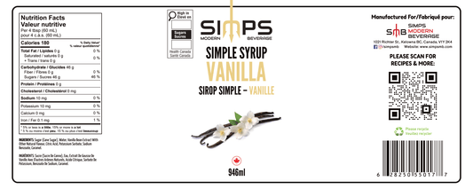 Simps - Vanilla Syrup