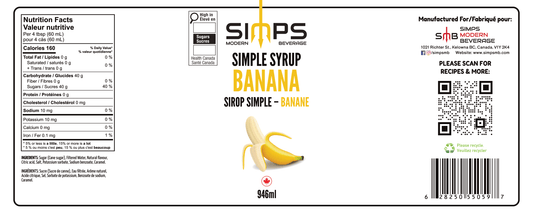 Simps - Banana Syrup