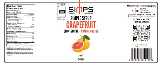 Simps - Grapefruit Syrup
