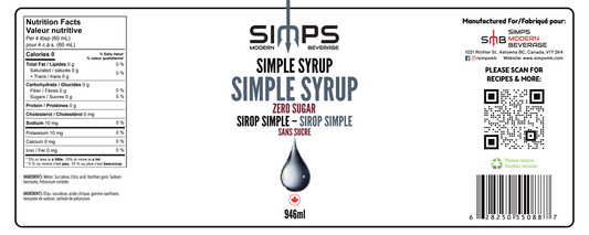 Simps - Zero Sugar Simple Syrup