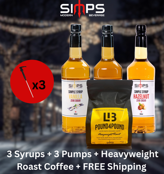 THE FLIGHT BEFORE CHRISTMAS - 3 Syrups + 3 Pumps + Free Shipping