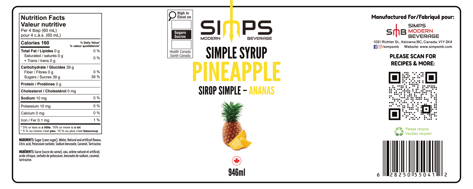 Simps - Pineapple Syrup