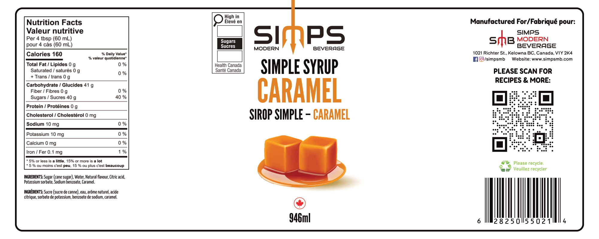 Simps - Caramel Syrup