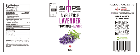Simps - Lavender Syrup
