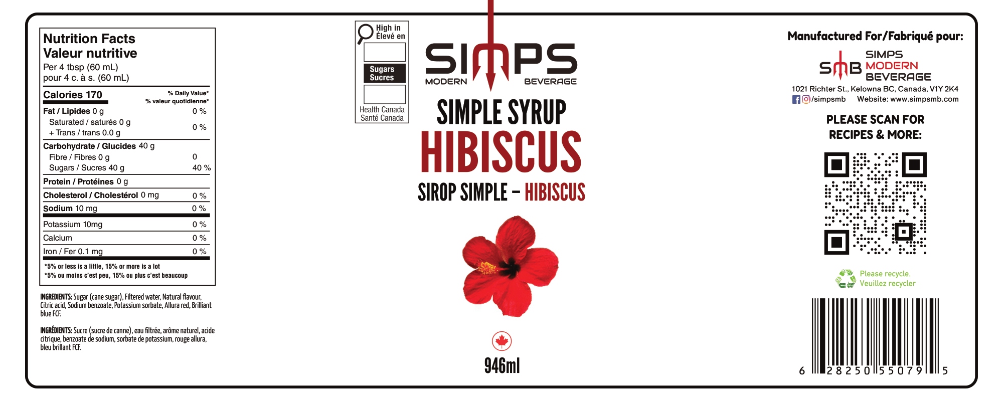 Simps - Hibiscus Syrup