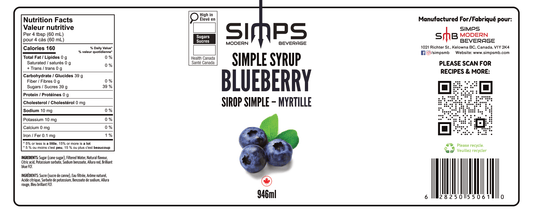Simps - Blueberry Syrup