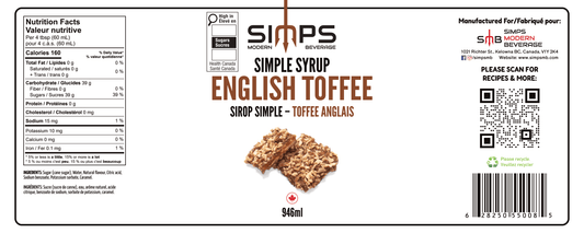Simps - English Toffee Syrup