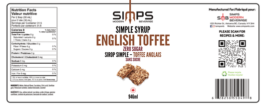 Simps - Zero English Toffee