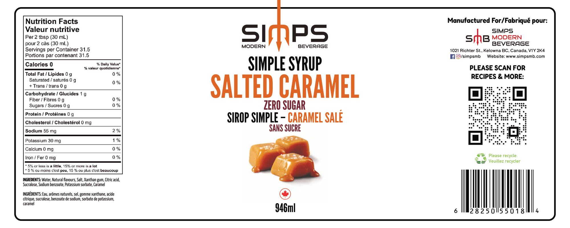 Simps - Zero Salted Caramel