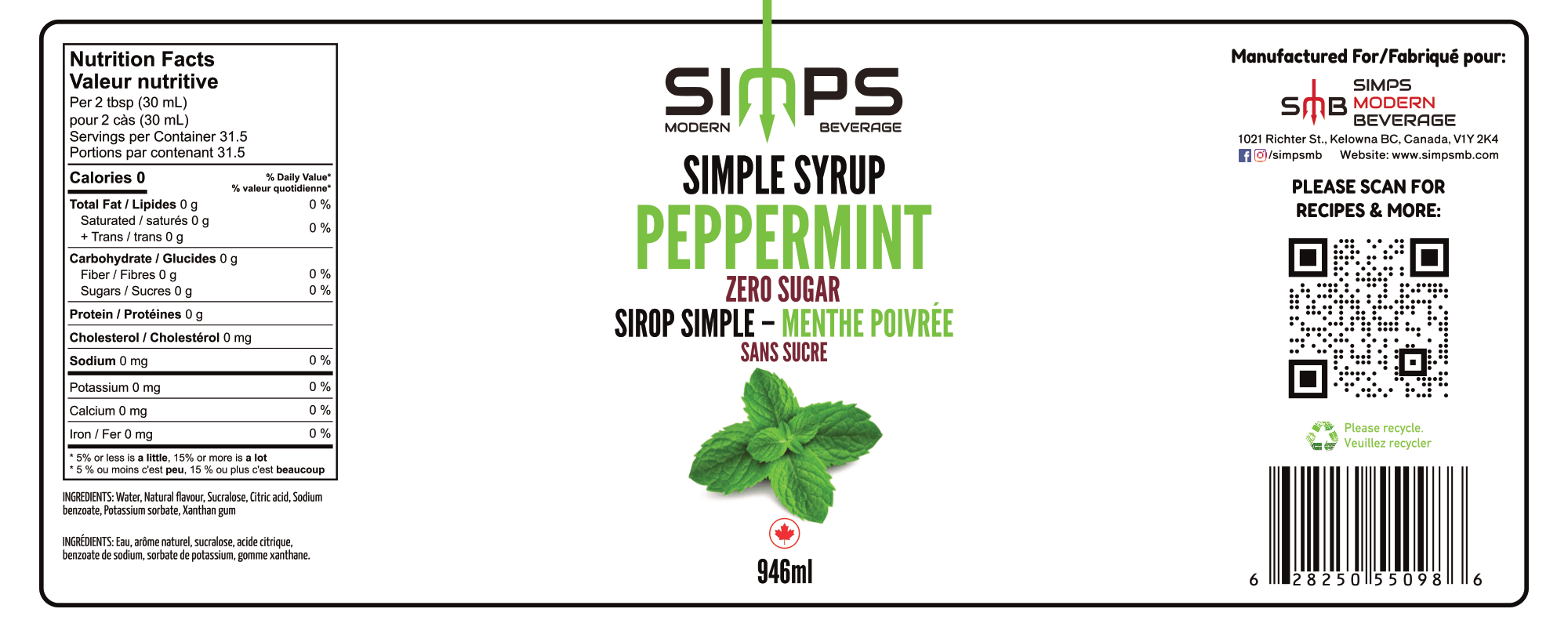 Simps - Zero Sugar Peppermint