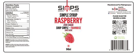 Simps - Raspberry Zero Sugar Syrup
