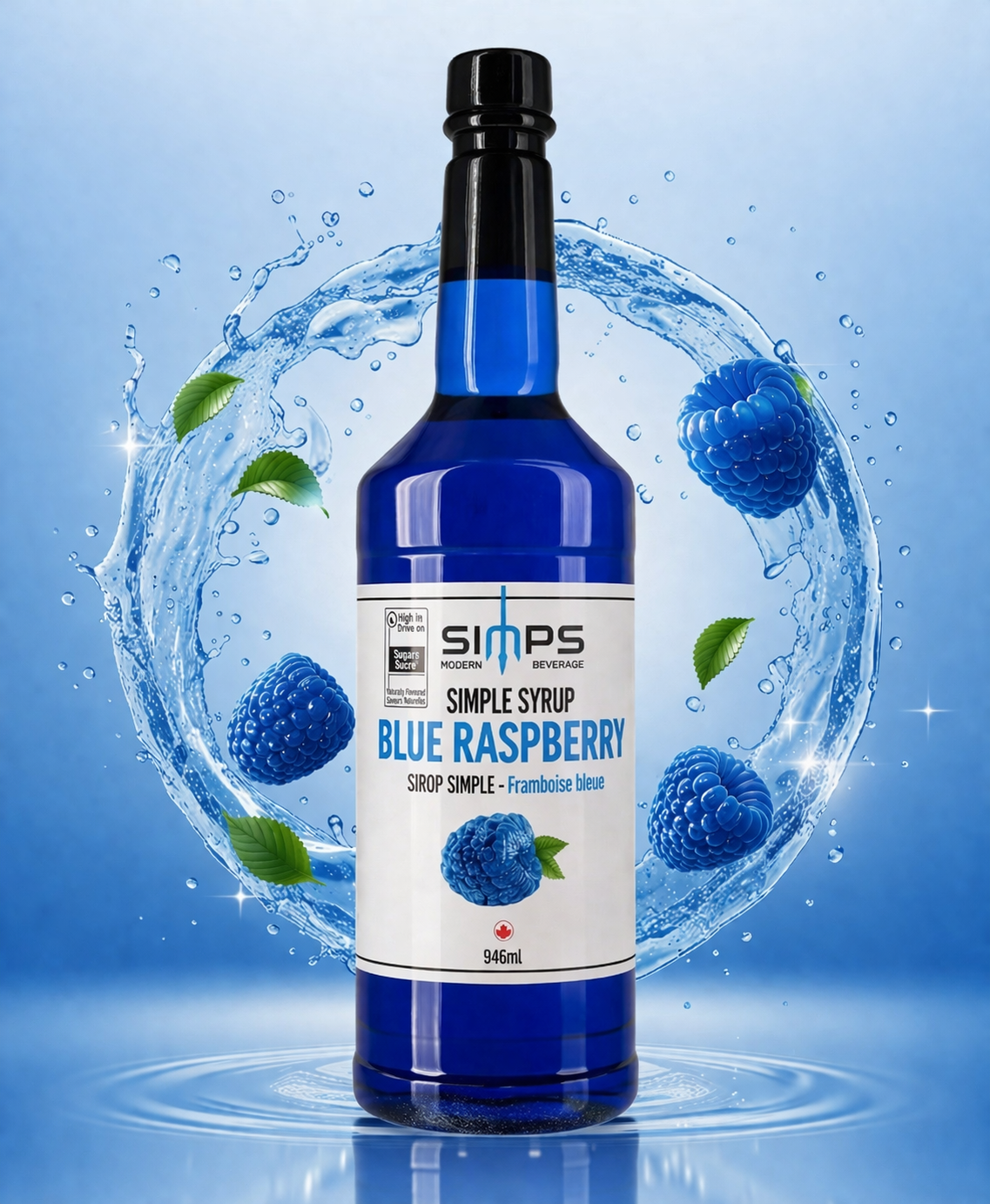 SIMPS Blue Raspberry Syrup
