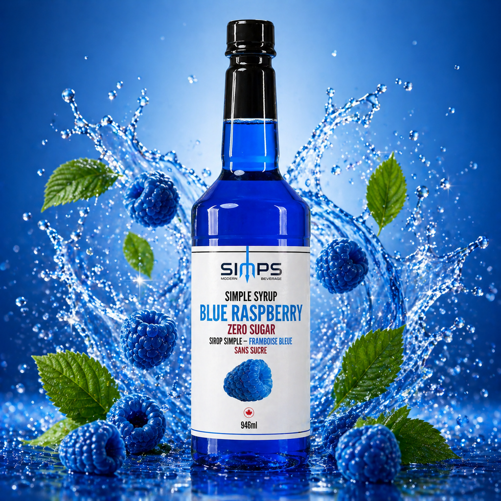 Simps - ZERO SUGAR - Blue Raspberry Syrup – Simps Modern Beverage Inc.
