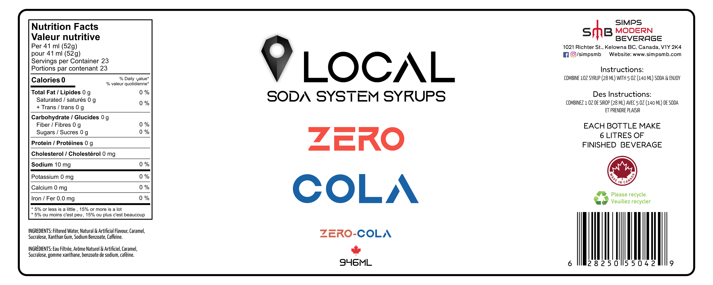 Local - Zero Sugar Cola