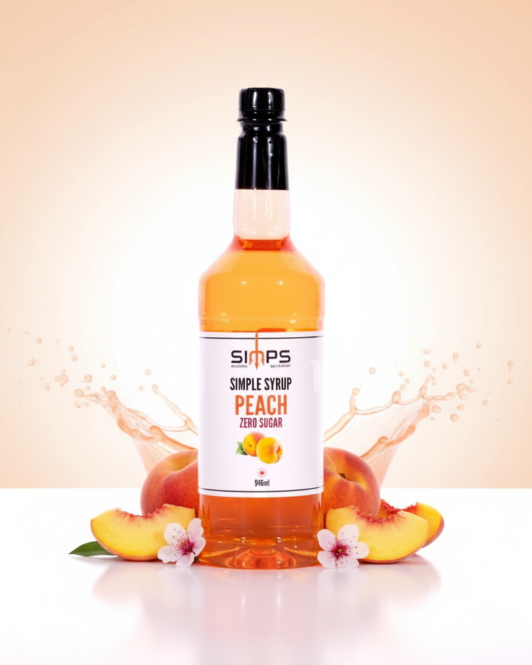 SIMPS Zero Sugar Peach Syrup