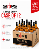 SIMPS Zero Sugar French Vanilla Syrup Case of 12