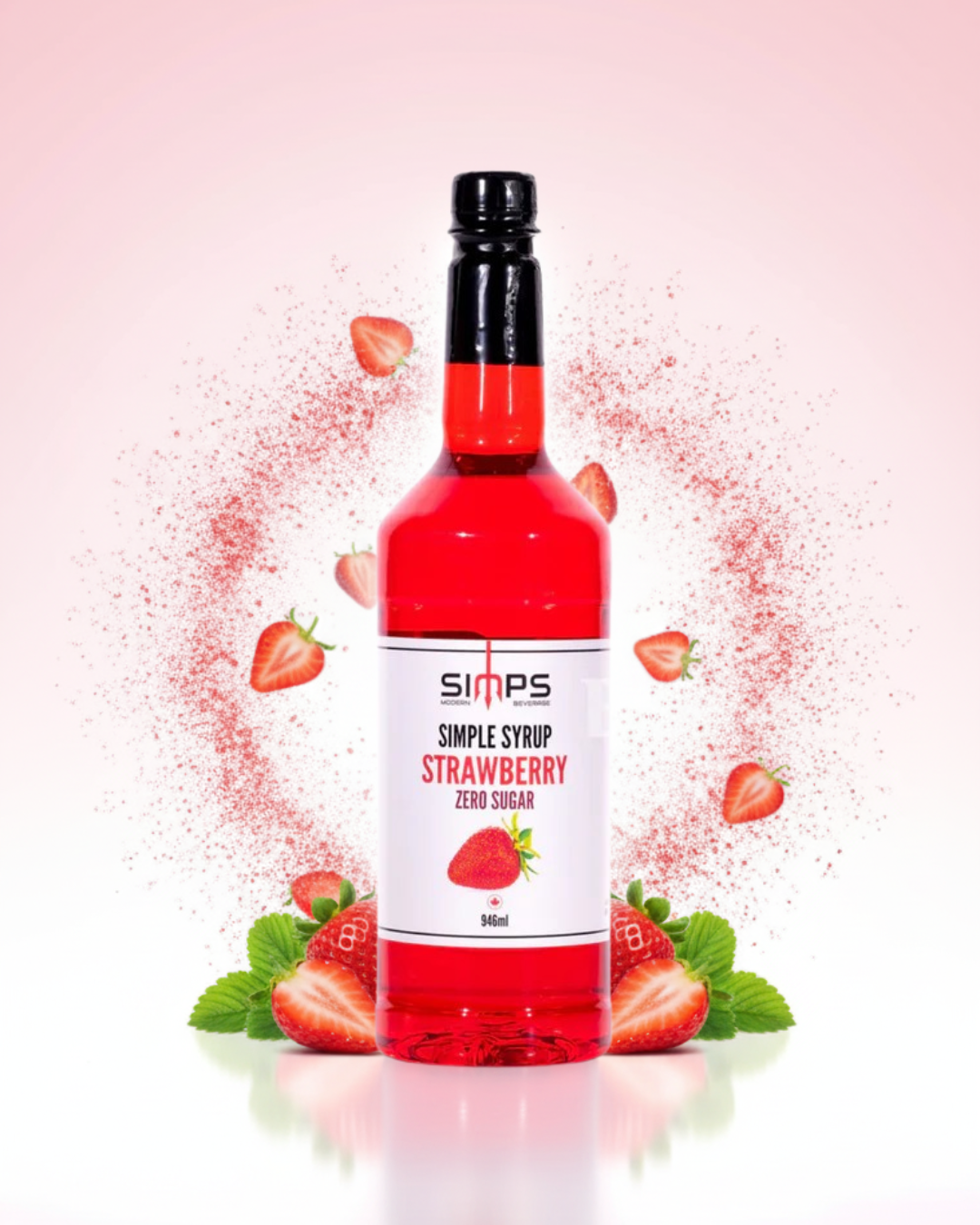 SIMPS Zero Sugar Strawberry Syrup
